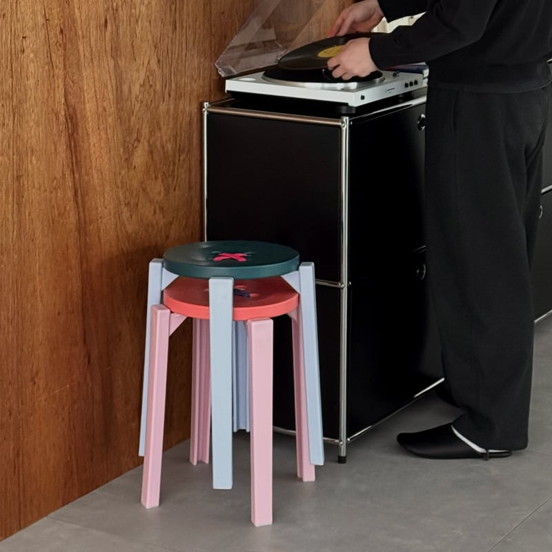 stool-03057 カラーボタンスツール | ART OF BLACK