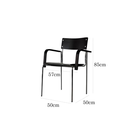 予約販売7月中旬～7月下旬頃発送予定　chair-03104　天然木 スクエアパネル ダイニング アームチェア