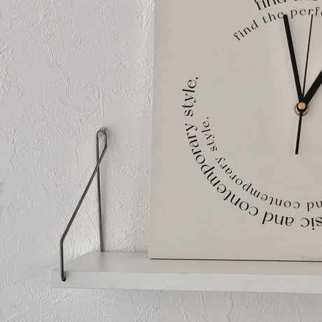 shelf-03025　hang silver ウッド ウォールシェルフ 60cm