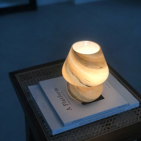 light-03076　USB Marble キノコ型 マッシュルームランプ ライト