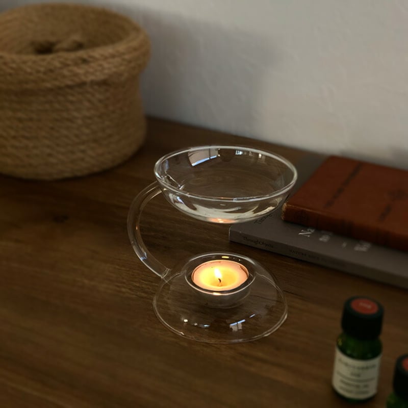 aromapot-03003 ガラス アロマポット オイルウォーマー | ART OF BLACK