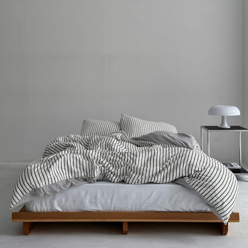 beddingsets-03012 black×white ストライプ 布団カバーセット | beddingsets-03012 black×white ストライプ 布団カバーセット |
