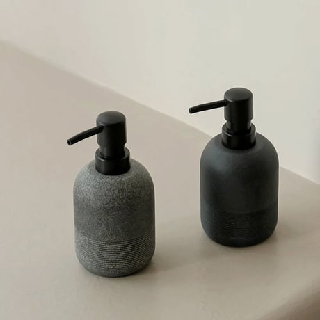soapbottle-03045　ストーン ソープディスペンサー 詰め替えボトル 250ml