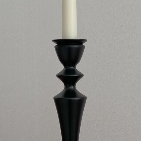 candle-03112　ウッド キャンドルスタンド ブラック 3種