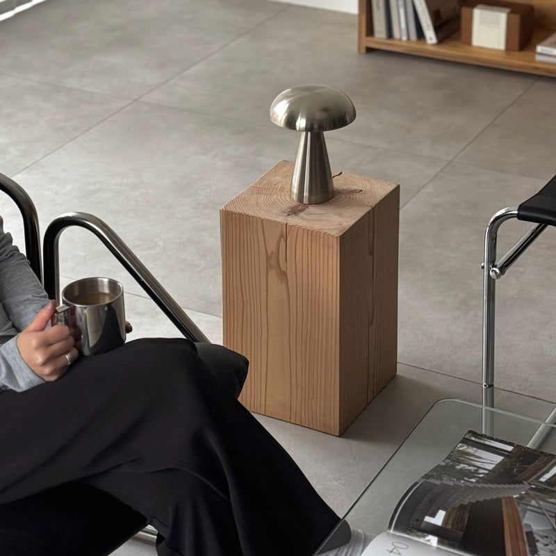 table-03069 CEDAR サイドテーブル スツール 国産杉 無垢材 無塗装 | AR