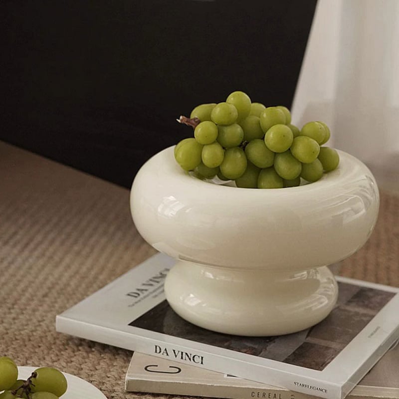 compote-03011 チャビー セラミック コンポート プレート | ART OF BLACK