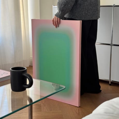 poster-03159　box gradation ウォールアート 70×50cm