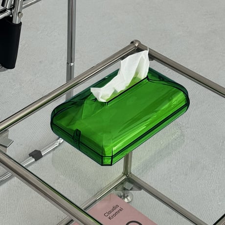 tissuebox-03085　スペースエイジデザイン アクリル ティッシュケース