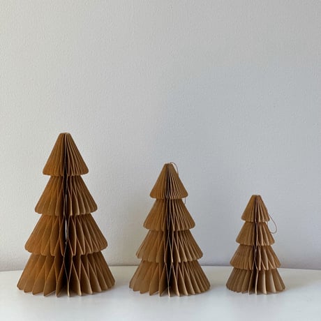 tree-03003　3カラー クラフト アコーディオン ペーパーツリー