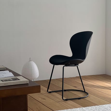 予約販売7月上旬～7月中旬頃発送予定　chair-03079　アイアンレッグ シェル型 ダイニングチェア