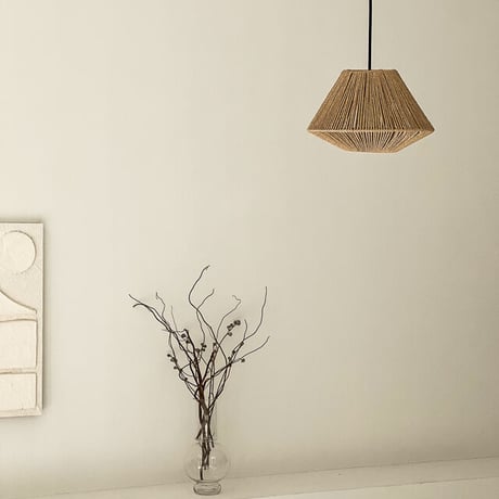 light-03155　rhombus ペーパーコード ペンダントライト 口金E26