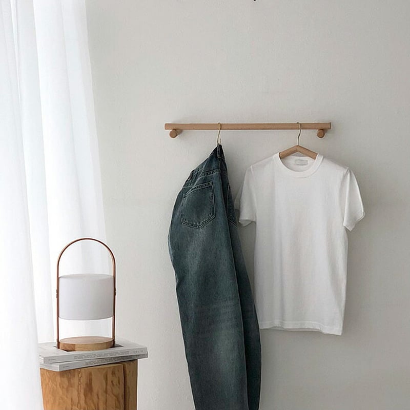 SOLD AUT バリの魔除け 壁掛け 2個 wall-03066 ウッド ハンガーバー 60cm 無垢材 | ART OF BLACK