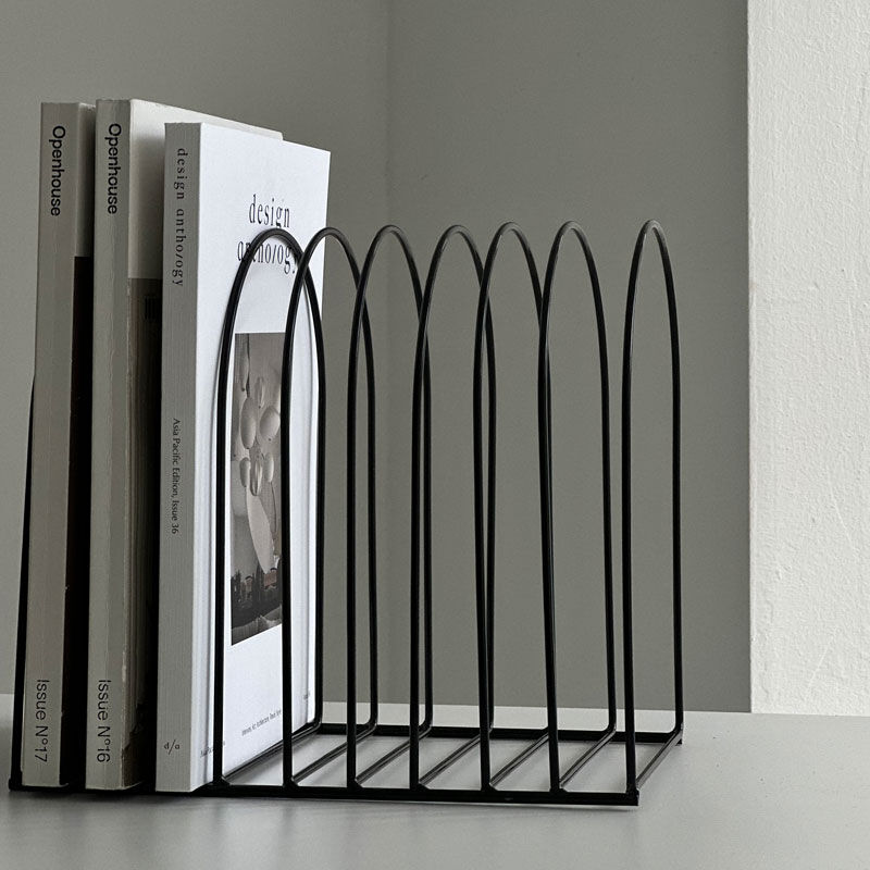 magazinerack-03023 アーチ型 アイアンワイヤー ブックスタンド | ART