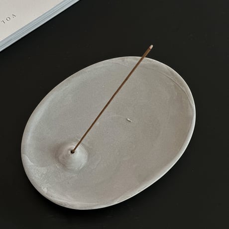 incenseholder-03084　コンクリート インセンスホルダー お香立て