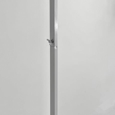 予約販売6月下旬～7月上旬頃発送予定　rack-03036　ホワイト アイアン ハンガーラック H200 W100/150 組み立て式
