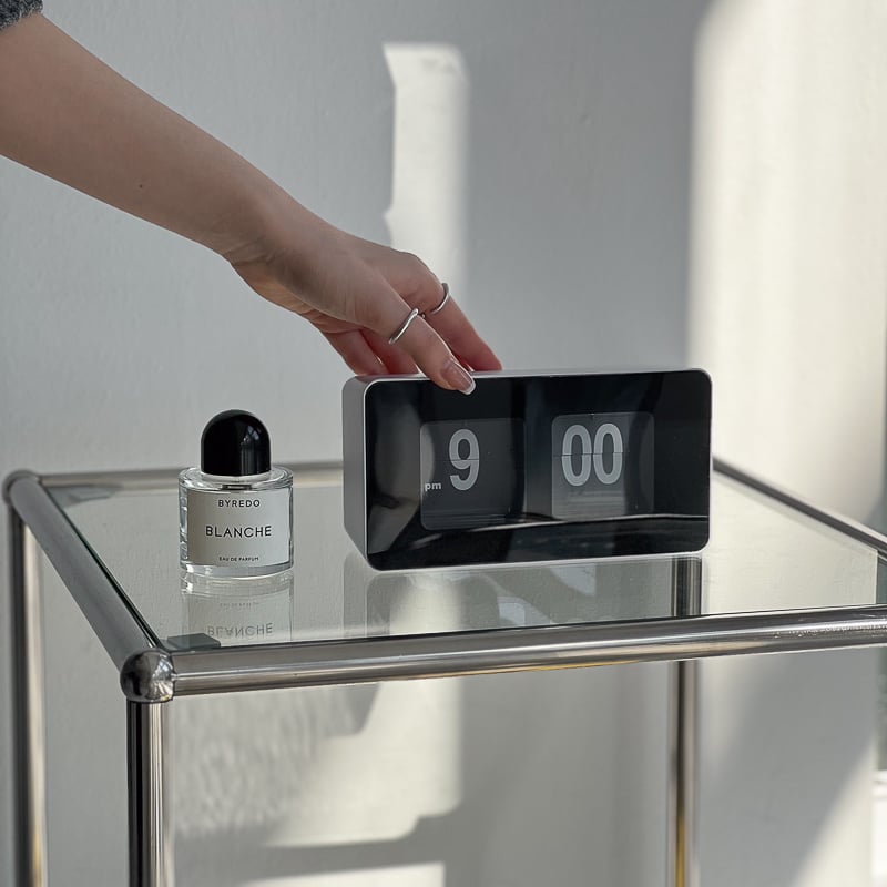 ★完全デッドストック★パタパタ時計 clock-03081 フリップ テーブルクロック パタパタ時計 静音 | ART OF BLACK