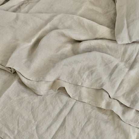 予約販売7月下旬～8月上旬頃発送予定　blanket-03032　ピュアリネン フラットシーツ 245cm×200cm マルチカバー