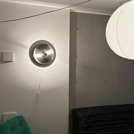 light-03361　UFO シルバー ウォールランプ 35cm