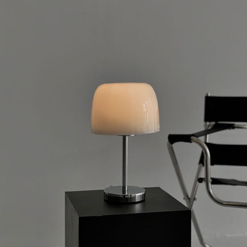 light-03206 USB trapezium ガラスシェード テーブルランプ LED |