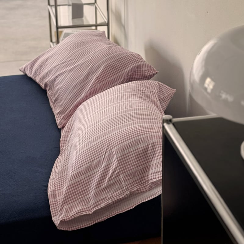 beddingsets-03084 pink マルチギンガムチェック 布団カバーセット | A