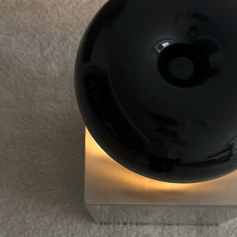 light-03344 USB ブラック マッシュルーム テーブルランプ LED | ART