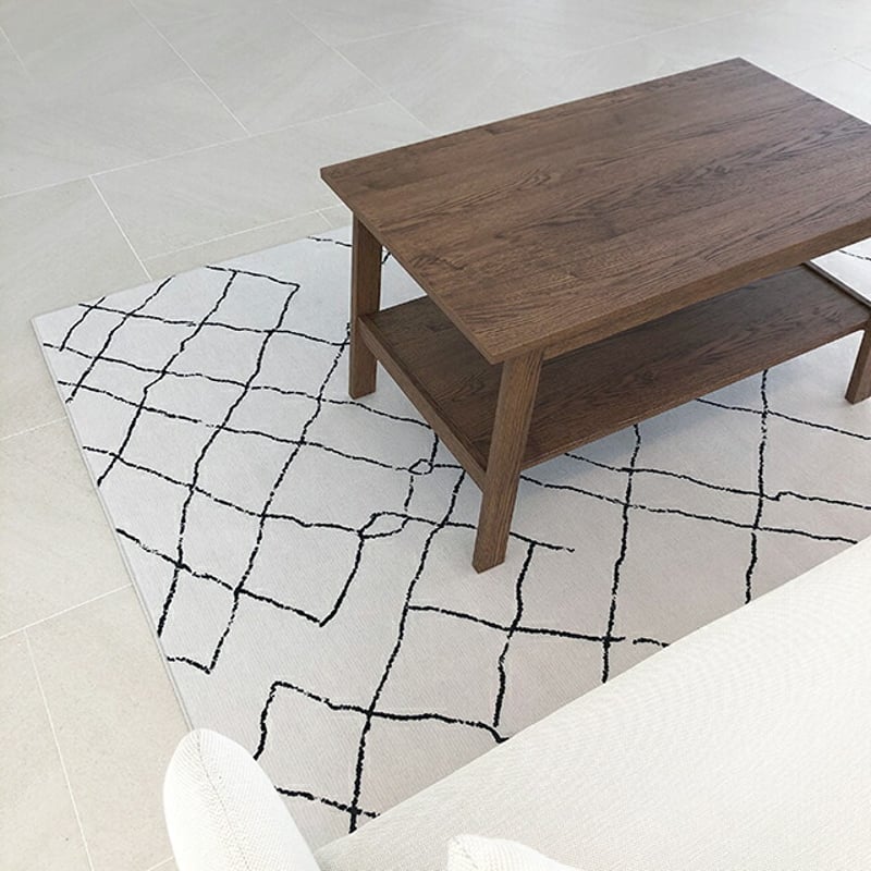 rug-03009 ラグ ベニワレン風 140×200cm ダイヤ柄 | ART OF BLACK rug-03009 ラグ ベニワレン風 140×200cm ダイヤ柄 | ART OF BLACK