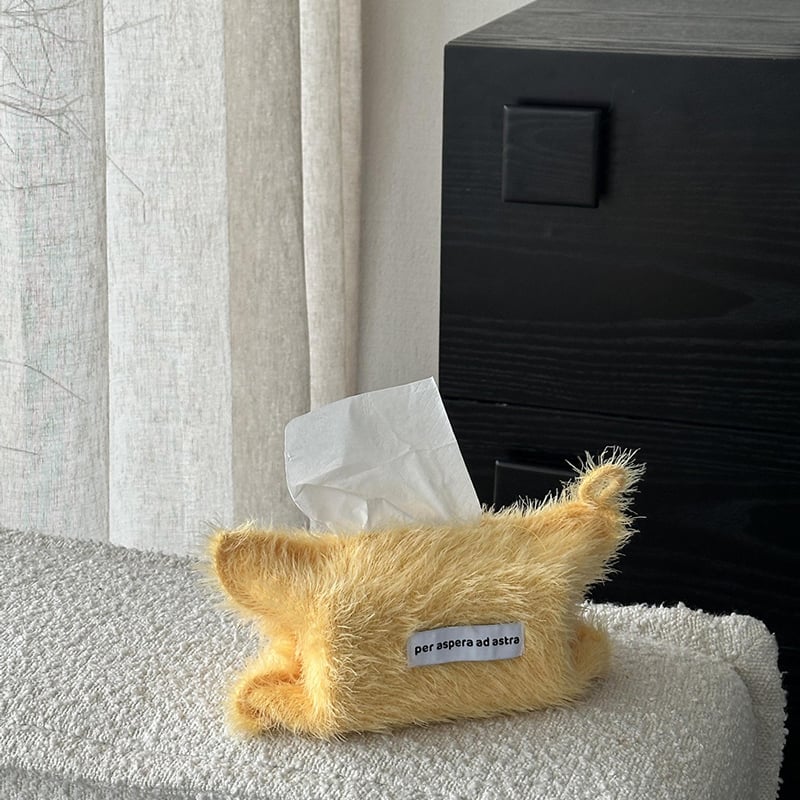 tissuebox-03069 シャギーニット ティッシュケース | ART OF BLACK