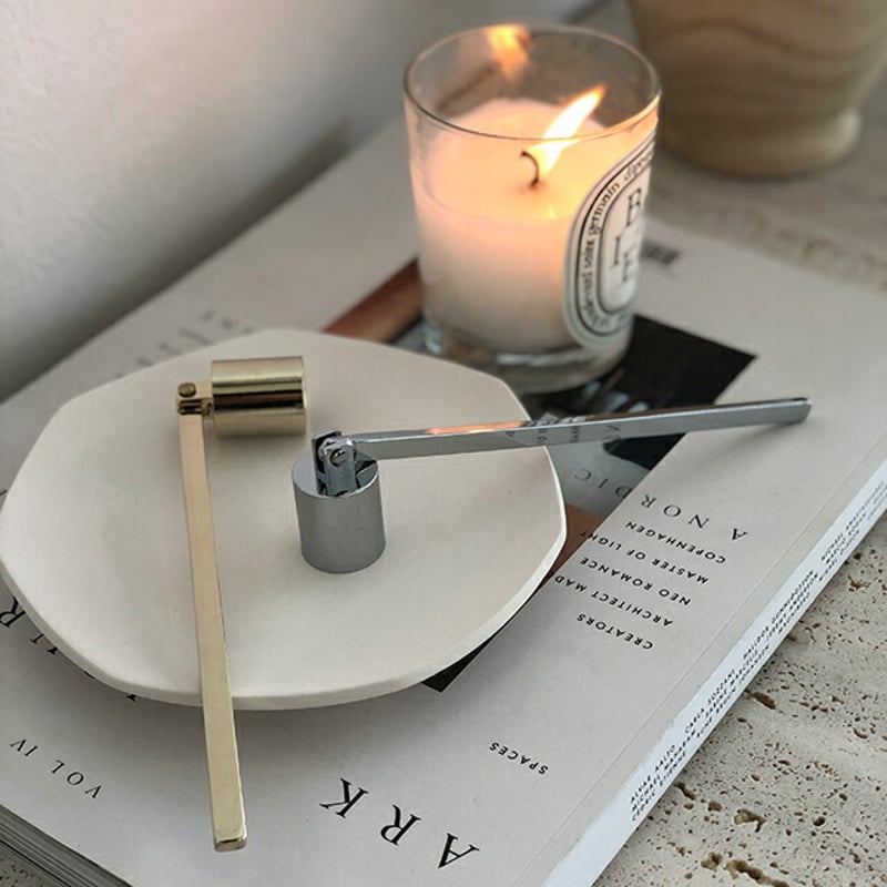 さと様おまとめ 木製キャンドルスタンド、スタンドとスナッファーセットN shesay_candle_stand_7295_63c6b