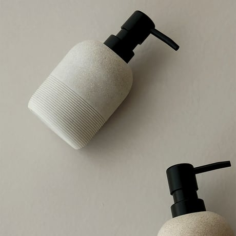 soapbottle-03045　ストーン ソープディスペンサー 詰め替えボトル 250ml