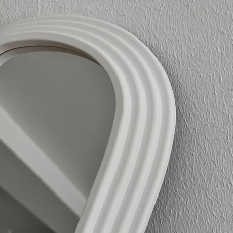 mirror-03111　モノトーン フレーム ニュアンミラー 壁掛け 立て掛け
