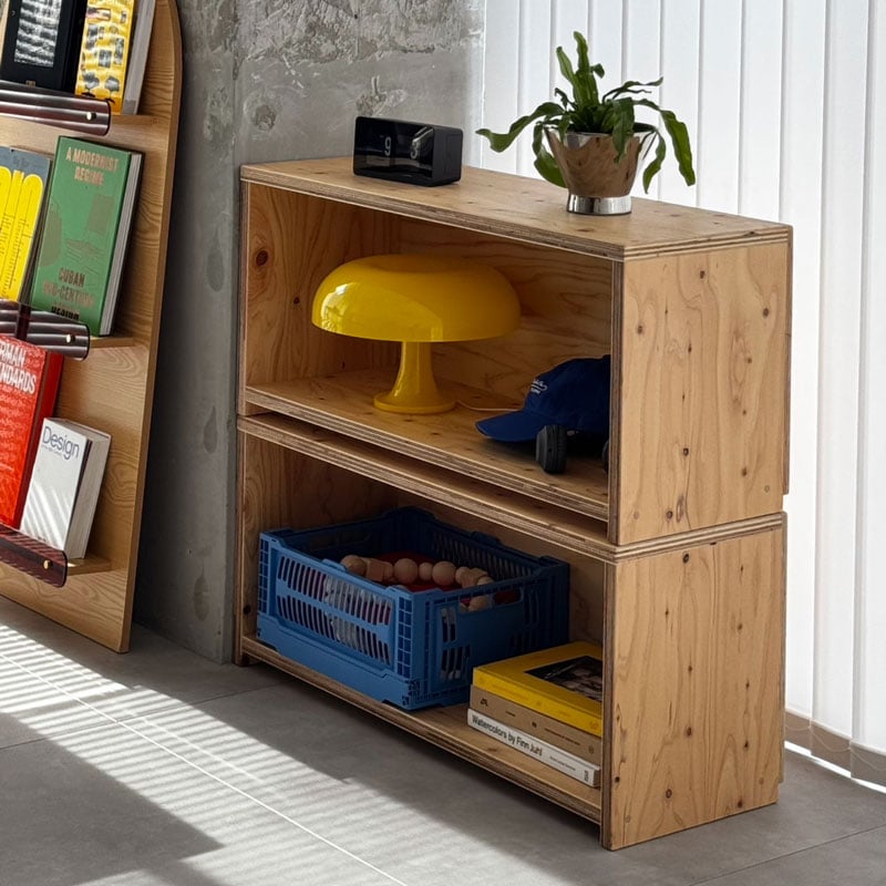 rack-03104 受注生産 ラーチ合板 ユニットラック W90cm | ART OF BLACK