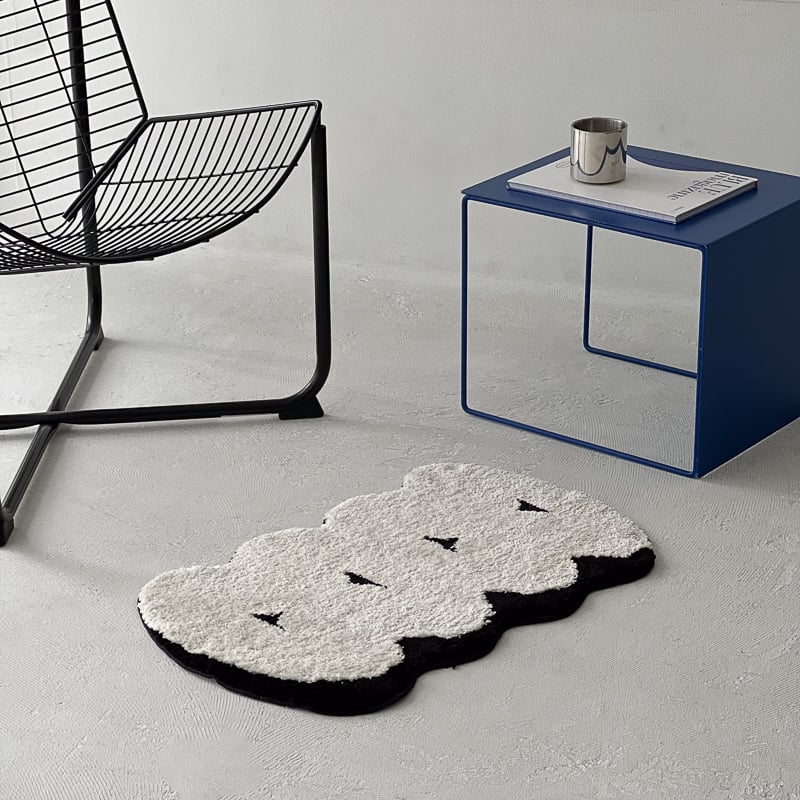 rug-03085 モノトーン ラグ 44cm×69cm / 65cm×105cm | ART rug-03085 モノトーン ラグ 44cm×69cm / 65cm×105cm | ART