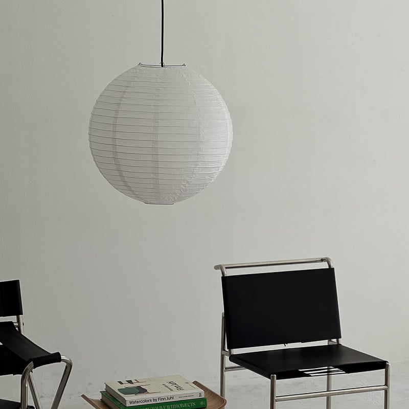 light-03178 ホワイト Rice Paper Shade Medium 50cm 和