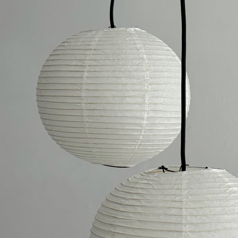 light-03370 ホワイト Rice Paper Shade Medium 30cm 和