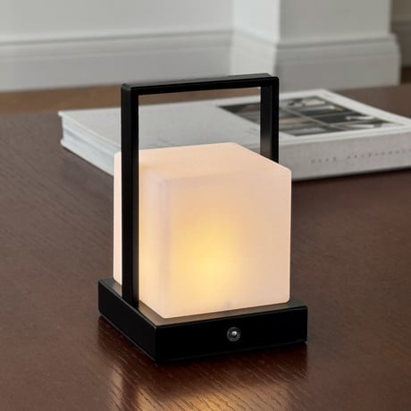 light-03398　USB ハンドル付き キューブ ポータブルランプ LED