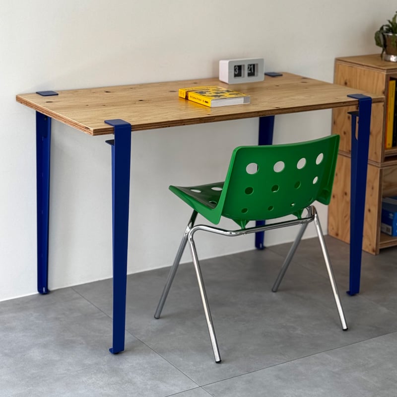 table-03129 Blue 4本set クランプ アイアンレッグ テーブル脚 鉄脚 高