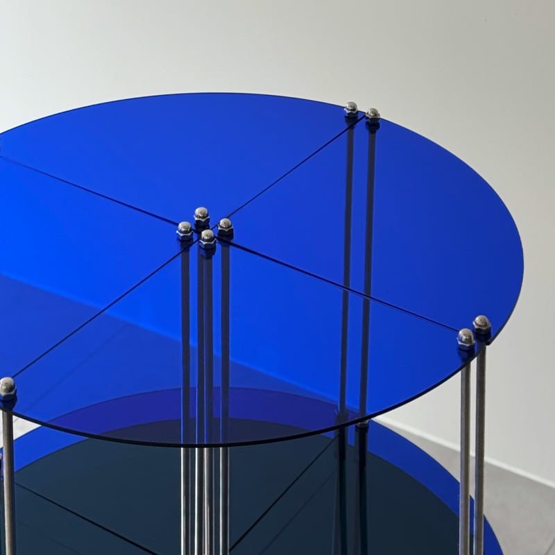 rack-03093 カラーアクリル コーナー 扇型 モジュールシェルフ | ART