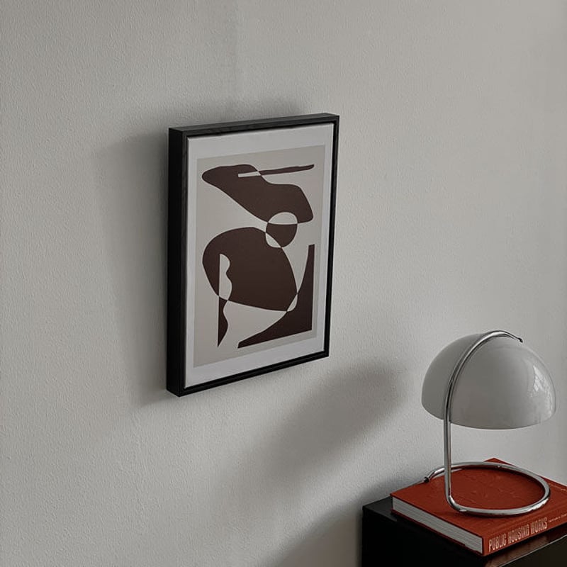 アートポスター　フレーム付 poster-03030 soak アートポスター フレーム付き 40×40cm | ART