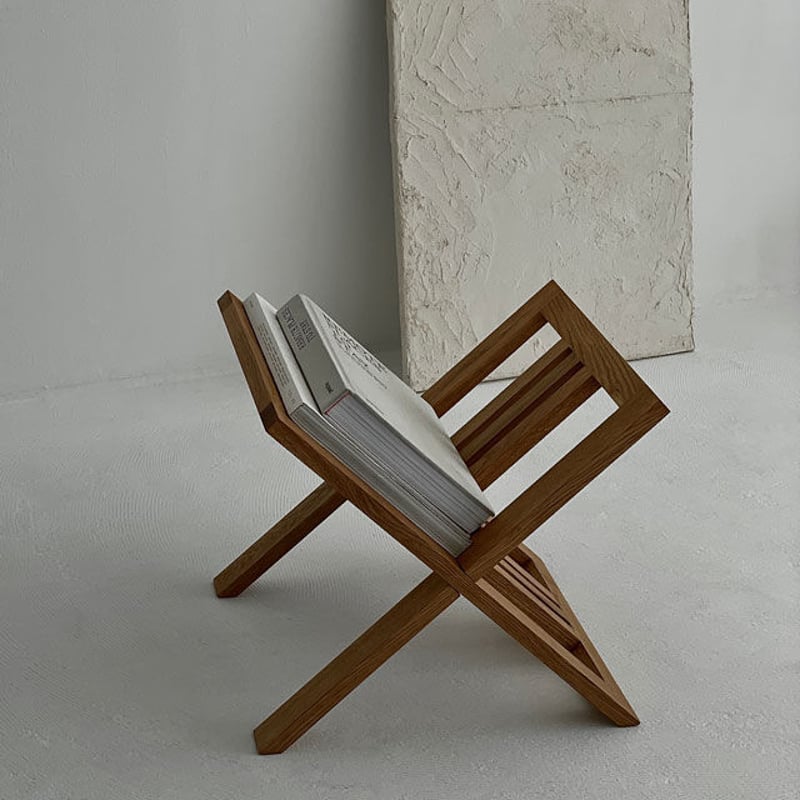 magazinerack-03018 cross オーク ウッド マガジンラック | ART magazinerack-03018 cross オーク ウッド マガジンラック | ART