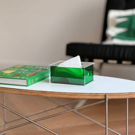予約販売7月中旬～7月下旬頃発送予定 tissuebox-03056　アクリル製 カラーティッシュケース