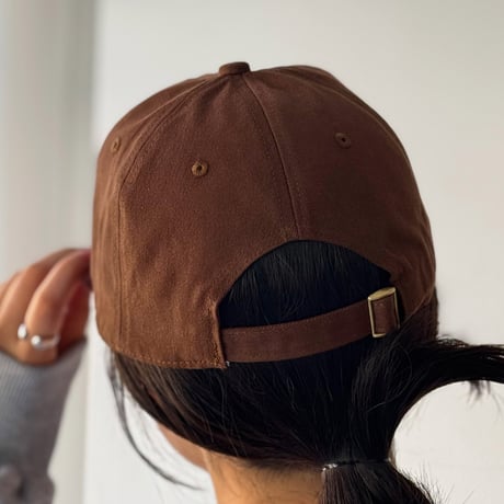 cap-03001　Seattle 刺繍キャップ ブラウン/ブラック