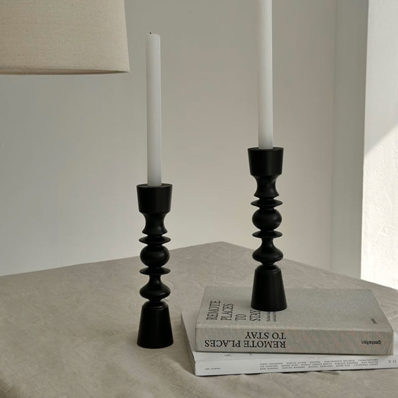 candle-03097 abacus ウッド キャンドルスタンド | ART OF BLACK