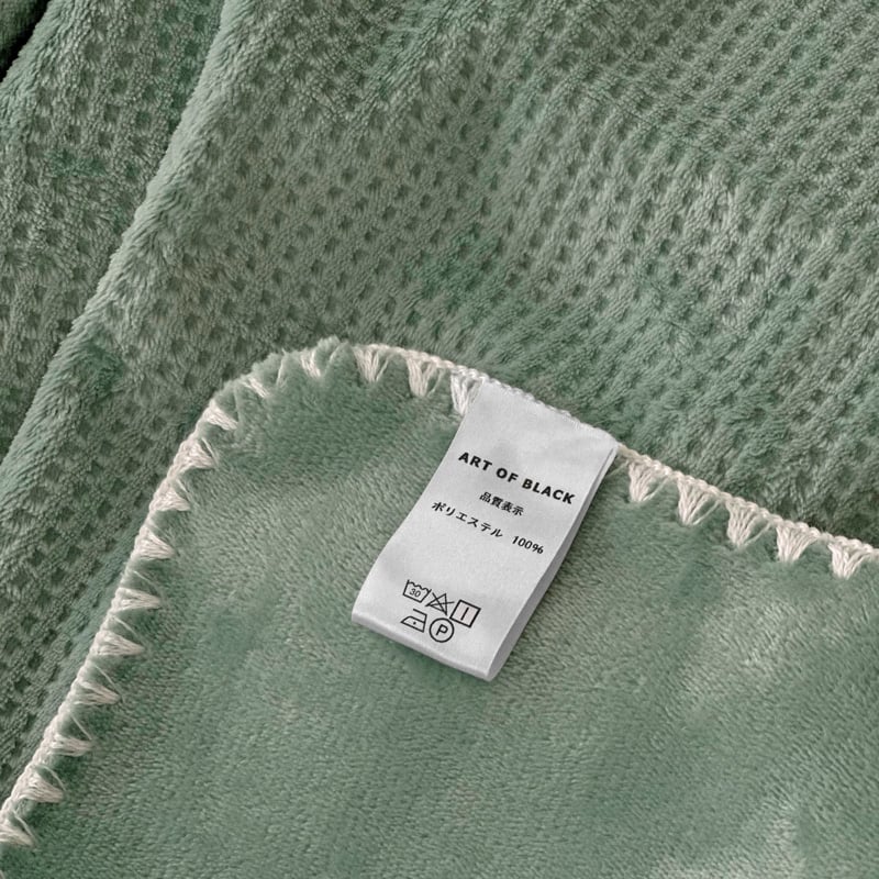 blanket-03048 カラーワッフル リバーシブル ブランケット 200×150 | A