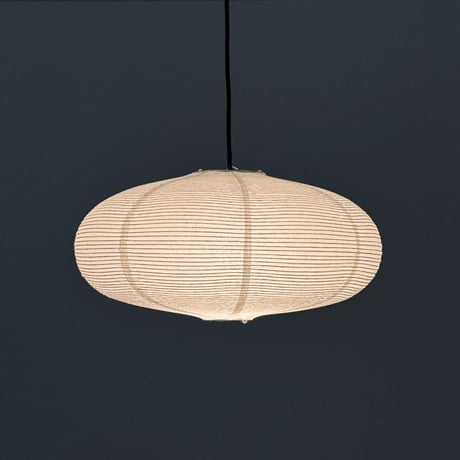 予約販売6月中旬～6月下旬頃発送予定　light-03301　Oval Rice Paper Shade 和紙 ペンダントライト