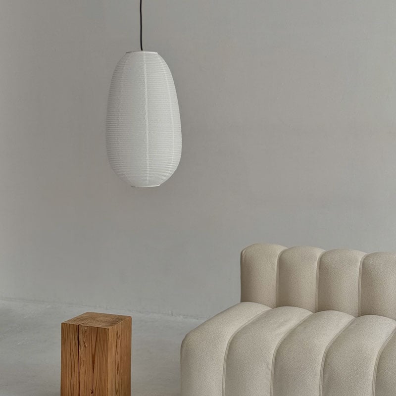 light-03313 Oblong Rice Paper Shade 和紙 ペンダントライト