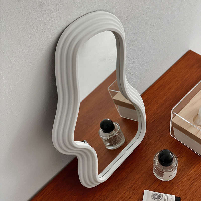 mirror-03111 モノトーン フレーム ニュアンミラー 壁掛け 立て掛け