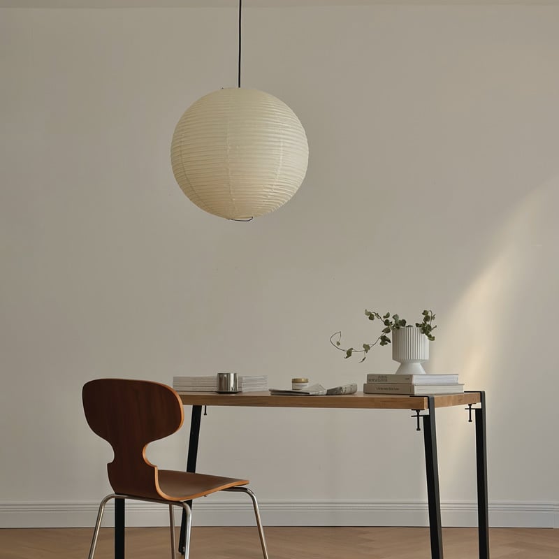 light-03287 生成り色 Rice Paper Shade Medium 50cm