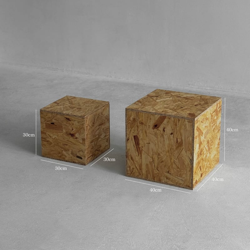 box-03066 受注販売 OSB合板 ディスプレイボックス | ART OF BLACK