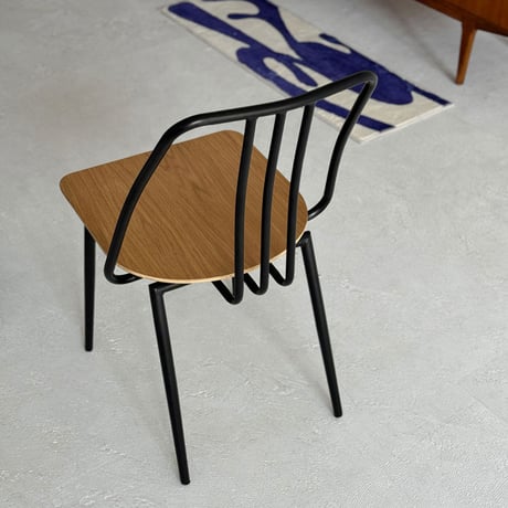 chair-03070　Plywood アイアンフレームチェア