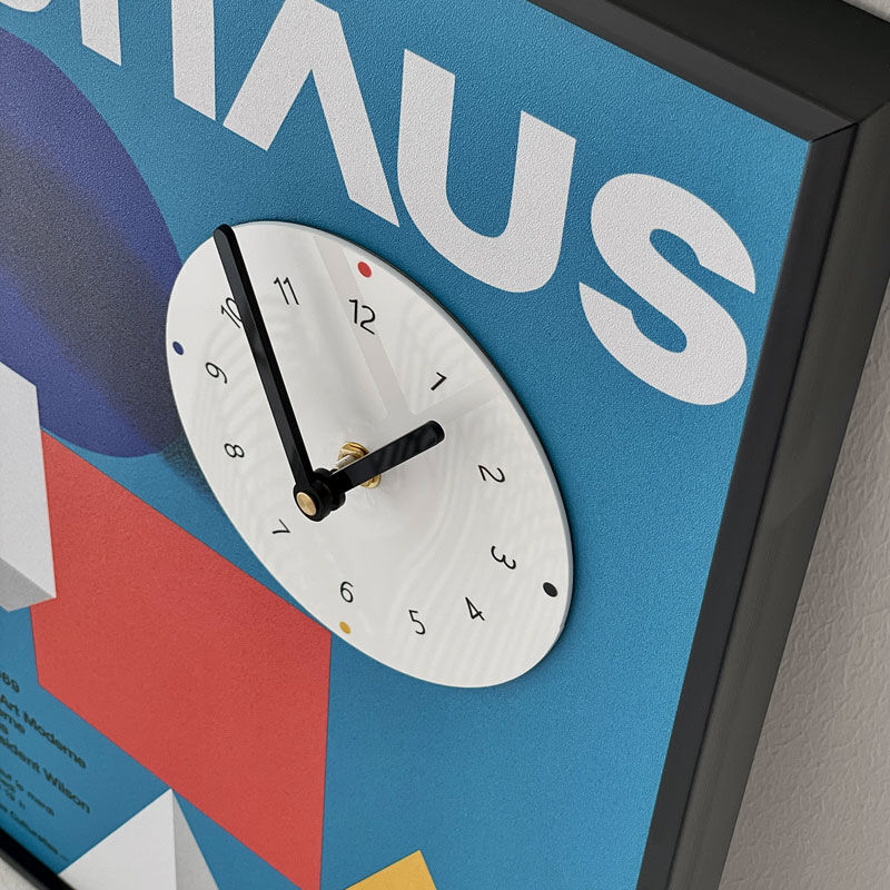clock-03040 bauhaus アートパネル 掛け時計 静音 | ART OF BLACK